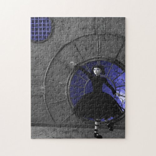 When The Rain Comes Gothic Art Puzzle