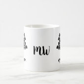 WHEN THE ROOTS ARE DEEP Inspirational Monogram Coffee Mug (Center)