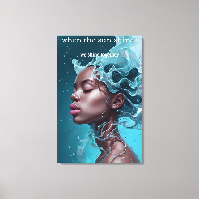 When the sun shines Canvas Print (Front)