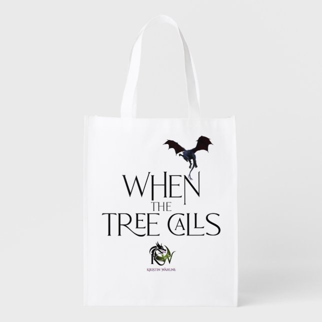 When the Tree Calls - Reusable Grocery Bag (Front)
