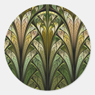 When The West Wind Blows Classic Round Sticker