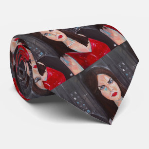 When the World Forgot my Name Painting Alfred Fox Neck Tie