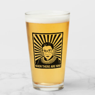 When there are nine - Notorious RBG Glass