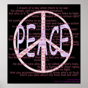 When There Is No War Poster