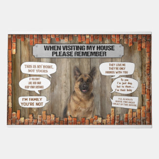When Visiting My House Please Remember Belgian Mal Doormat