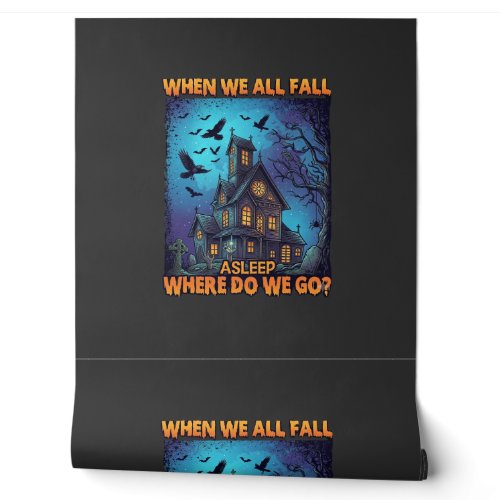 When We All Fall Asleep Haunted House Scary Ravens Wallpaper