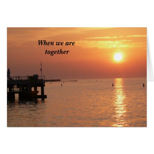 When we are together cards (Front Horizontal)