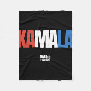 When We Fight We Win Kamala Harris For President D Fleece Blanket