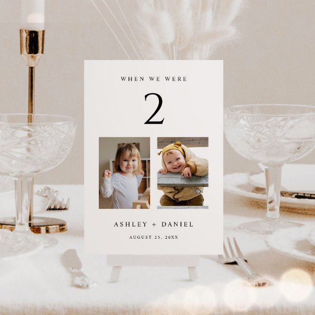 When We Were Age Table Number (Creator Uploaded)