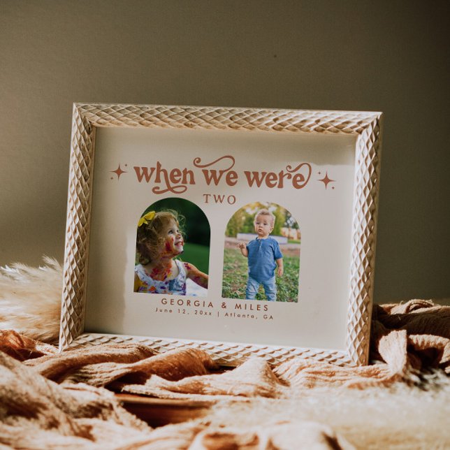 When We Were Baby Picture Wedding Table Number (Creator Uploaded)