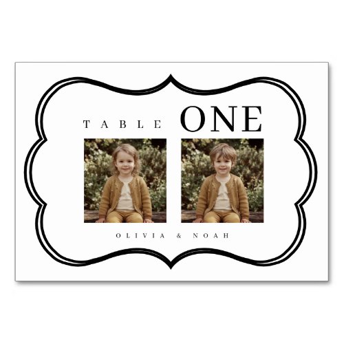 When We Were Wedding Table Cards, Table Number
