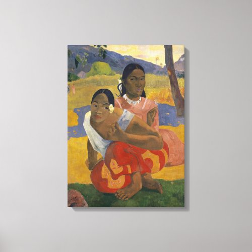 When Will You Marry  by Paul Gauguin Canvas Print