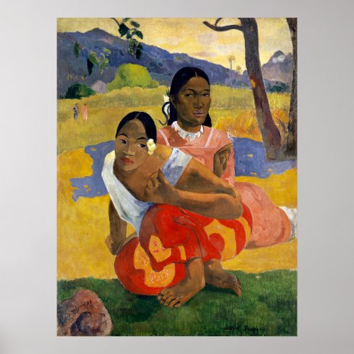 When Will You Marry by Paul Gauguin Poster