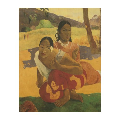 When Will You Marry by Paul Gauguin Vintage Art