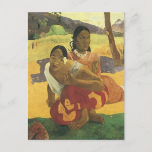When Will You Marry? by Paul Gauguin, Vintage Art Postcard