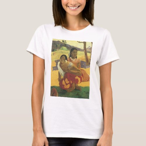 When Will You Marry by Paul Gauguin Vintage Art T_Shirt