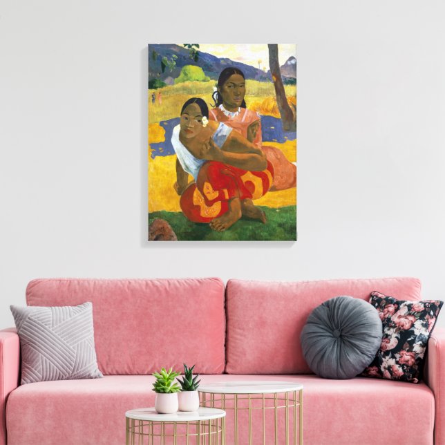 When Will You Marry? | Paul Gauguin | Canvas Print (Insitu(LivingRoom))