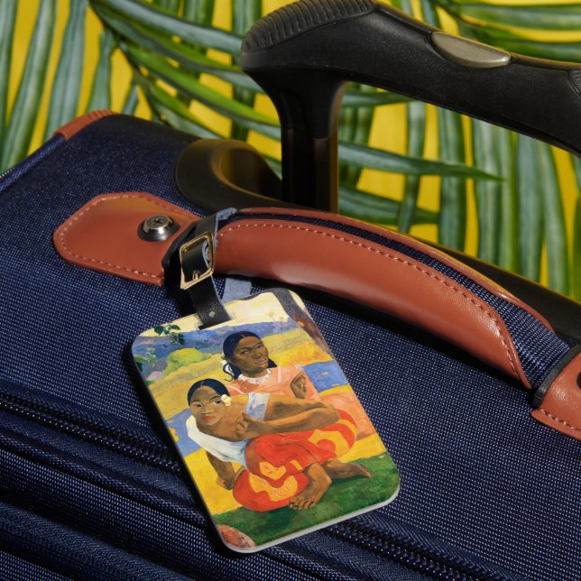 When Will You Marry? Paul Gauguin Luggage Tag (Front Insitu 1)