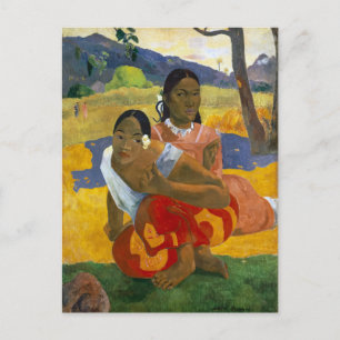 When Will You Marry? Paul Gauguin Postcard