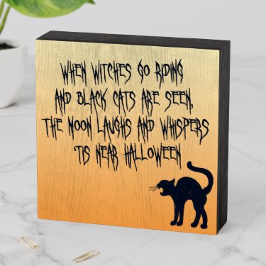 When Witches Go Riding - Halloween Poem