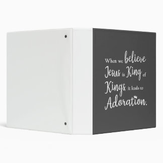 When You Believe 3 Ring Binder