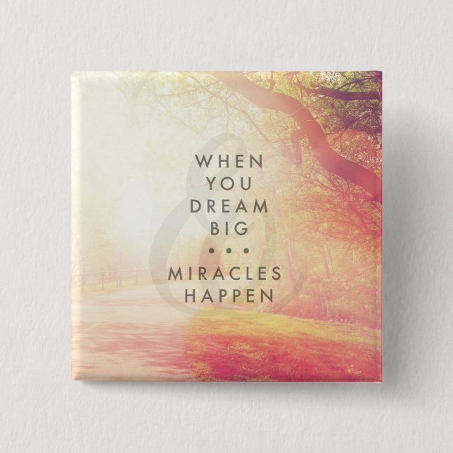 When You Dream Button (Front)