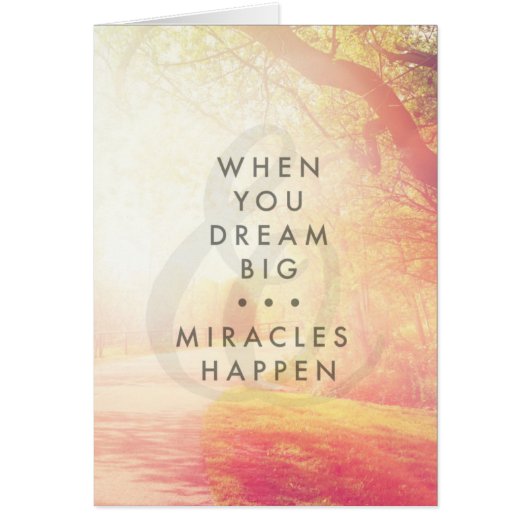 When You Dream Cards (Front)