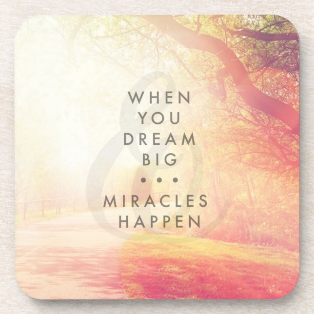 When You Dream Drink Coaster (Front)