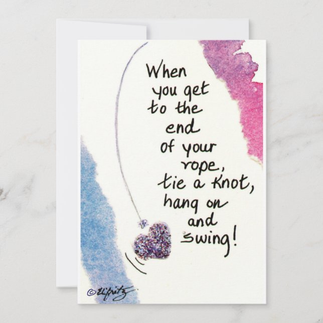 When you get to the end..saying blue painting note (Front)