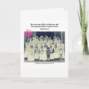 When You Have A Gift, Share It... Letterpress Thank You Card