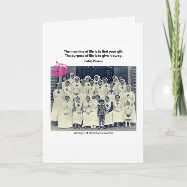 When You Have A Gift, Share It... Thank You Card (Front)