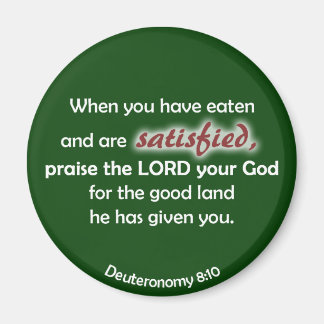 When You Have Eaten (dark background) Magnet