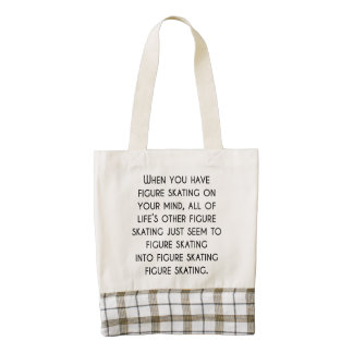 When You Have Figure Skating On Your Mind Zazzle HEART Tote Bag