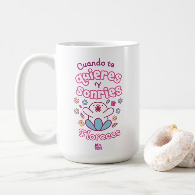 When you want to smile coffee mug (With Donut)