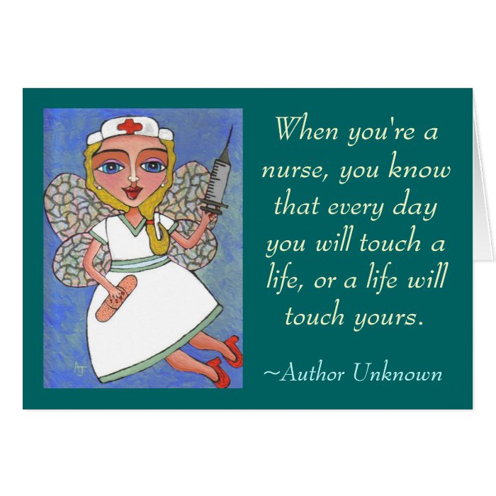 When you're a nurse... - greeting card | Zazzle