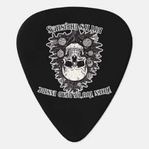 When You're dead inside but it's Christmas tree Guitar Pick