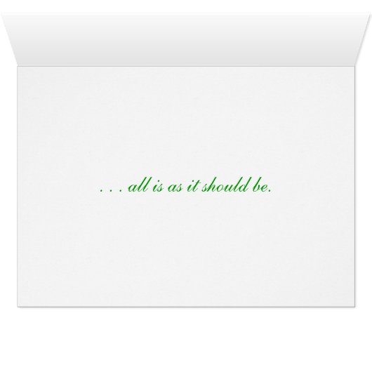 When You're In Charge (Inside Horizontal (Bottom))