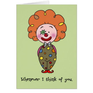 Whenever I think of you, Card