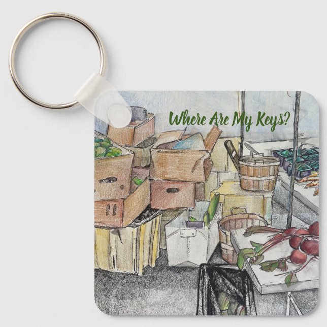 Where Are my Keys.. Got Them Keychain (Front)