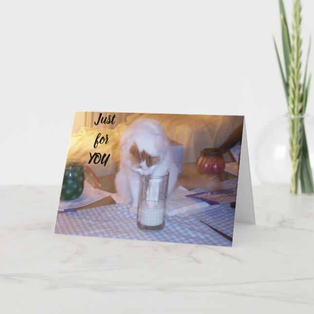 "WHERE" ARE THE OREOS?" BIRTHDAY CARD (Front)