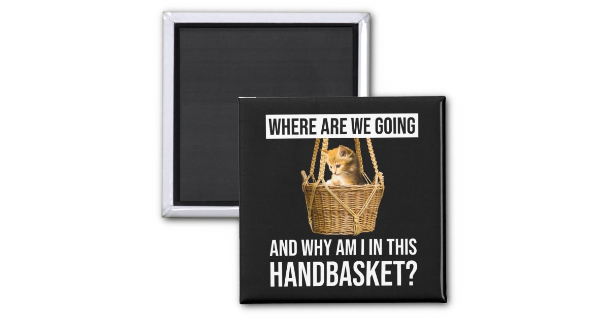 Where are we going, and what's with the handbasket? : Photo