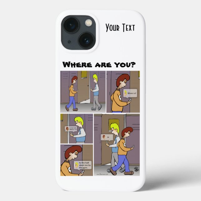 Where Are You Case-Mate iPhone Case (Back)