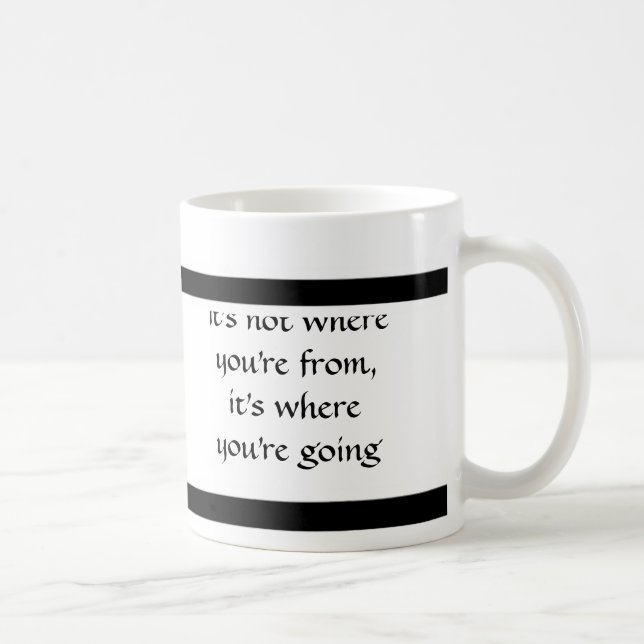Where are You Going? Coffee Mug (Right)