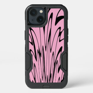 Where Art Meets Thought Black and Pink iPhone 13 Case