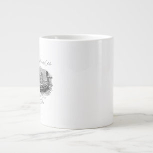 Where Calm Meets Catch Giant Coffee Mug