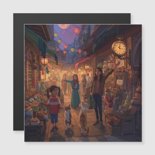 Where Cats Wander and Lanterns Glow (Front/Back)