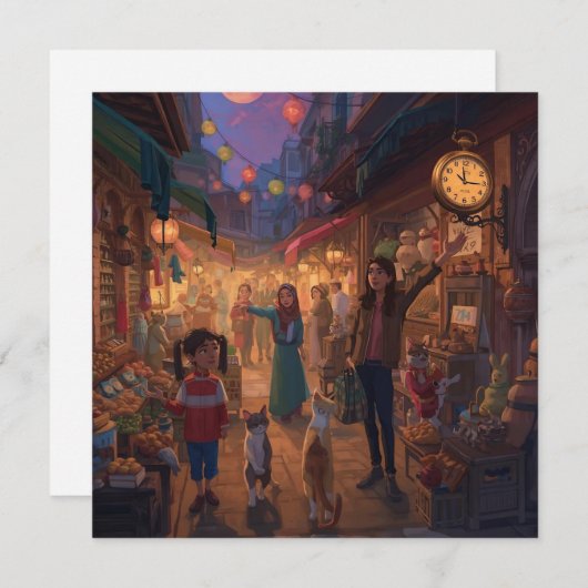 Where Cats Wander and Lanterns Glow (Front/Back)