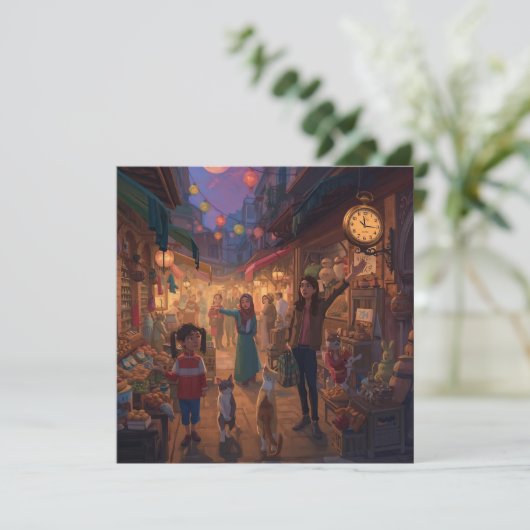 Where Cats Wander and Lanterns Glow (Standing Front)