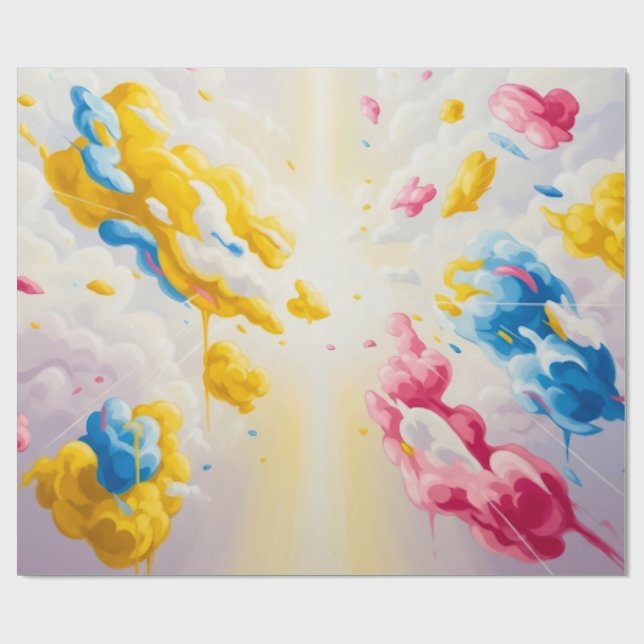 Where clouds Dream Wrapping Paper (Flat)