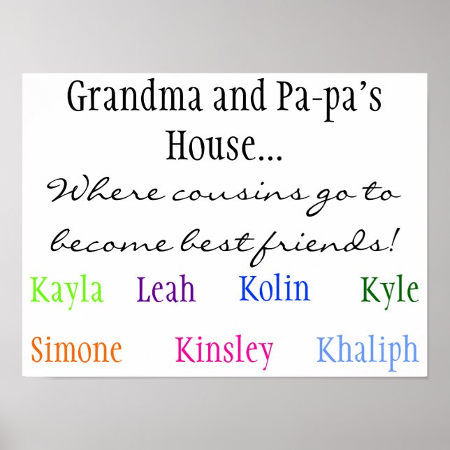 Where cousins go to become best friends!, Grand... Poster (Front)